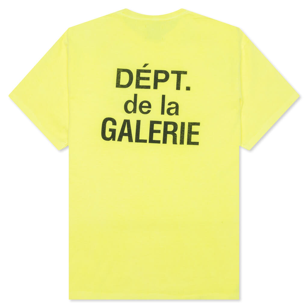 French Tee - Fluorescent Yellow