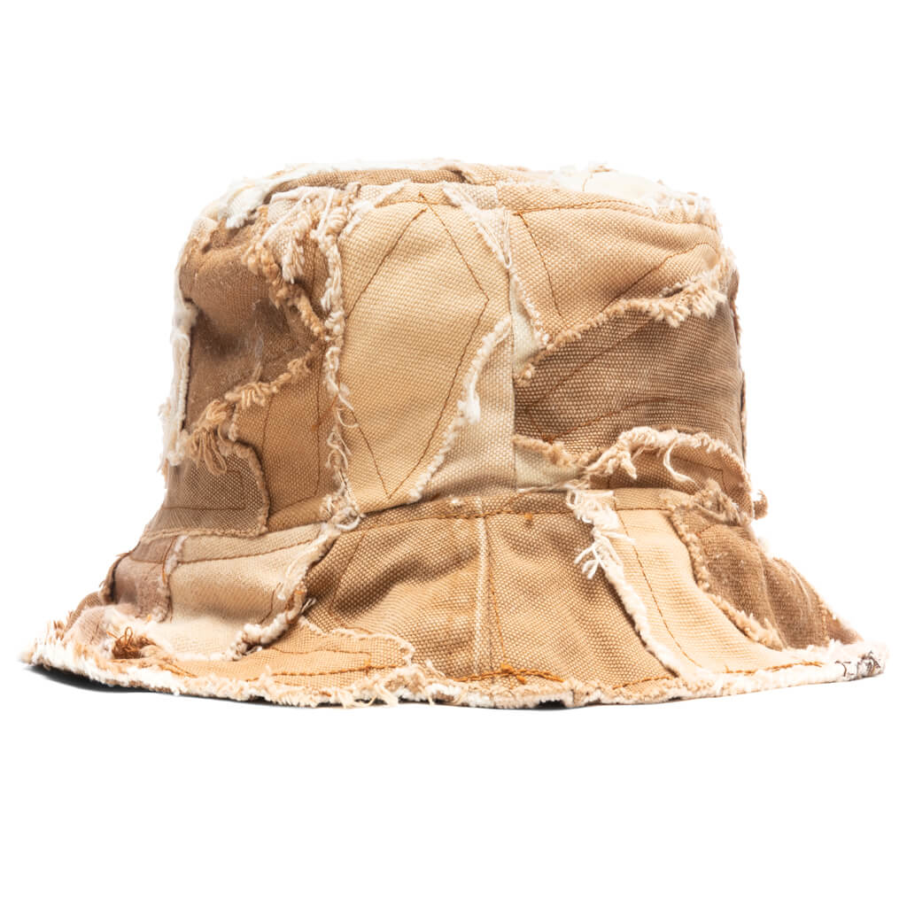 Recycled Canvas Bucket Hat - Tan