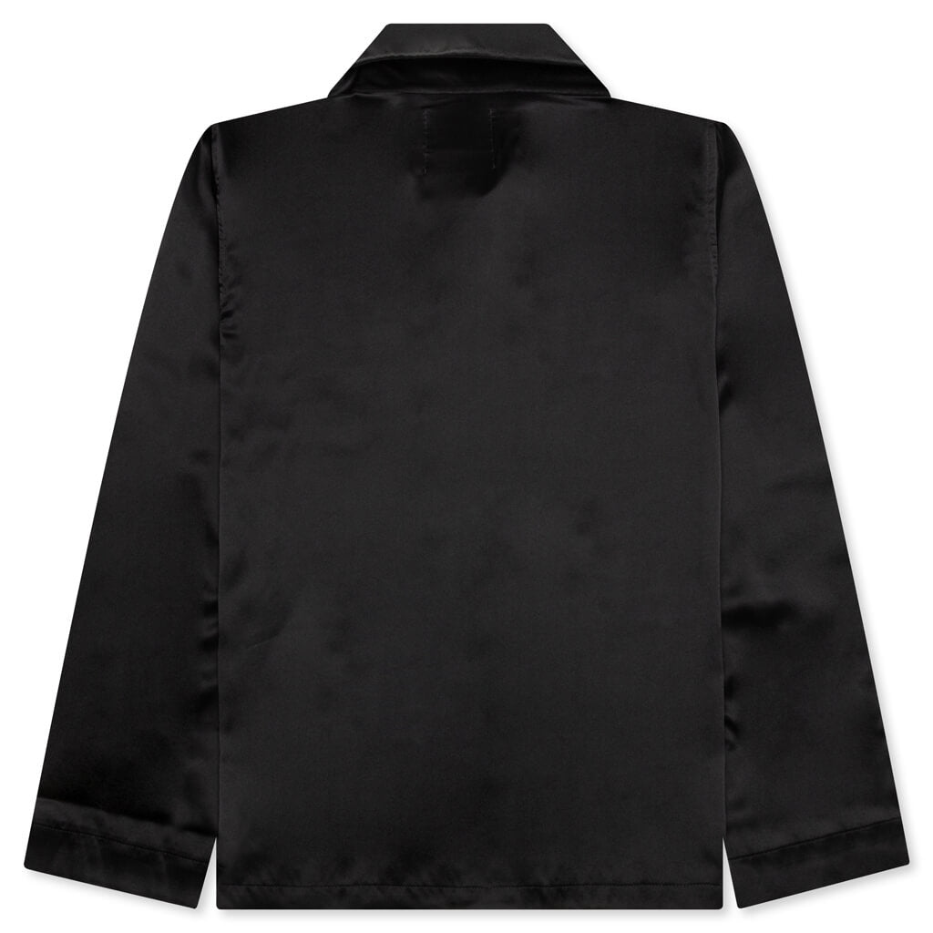 Silk Pajama Shirt - Black