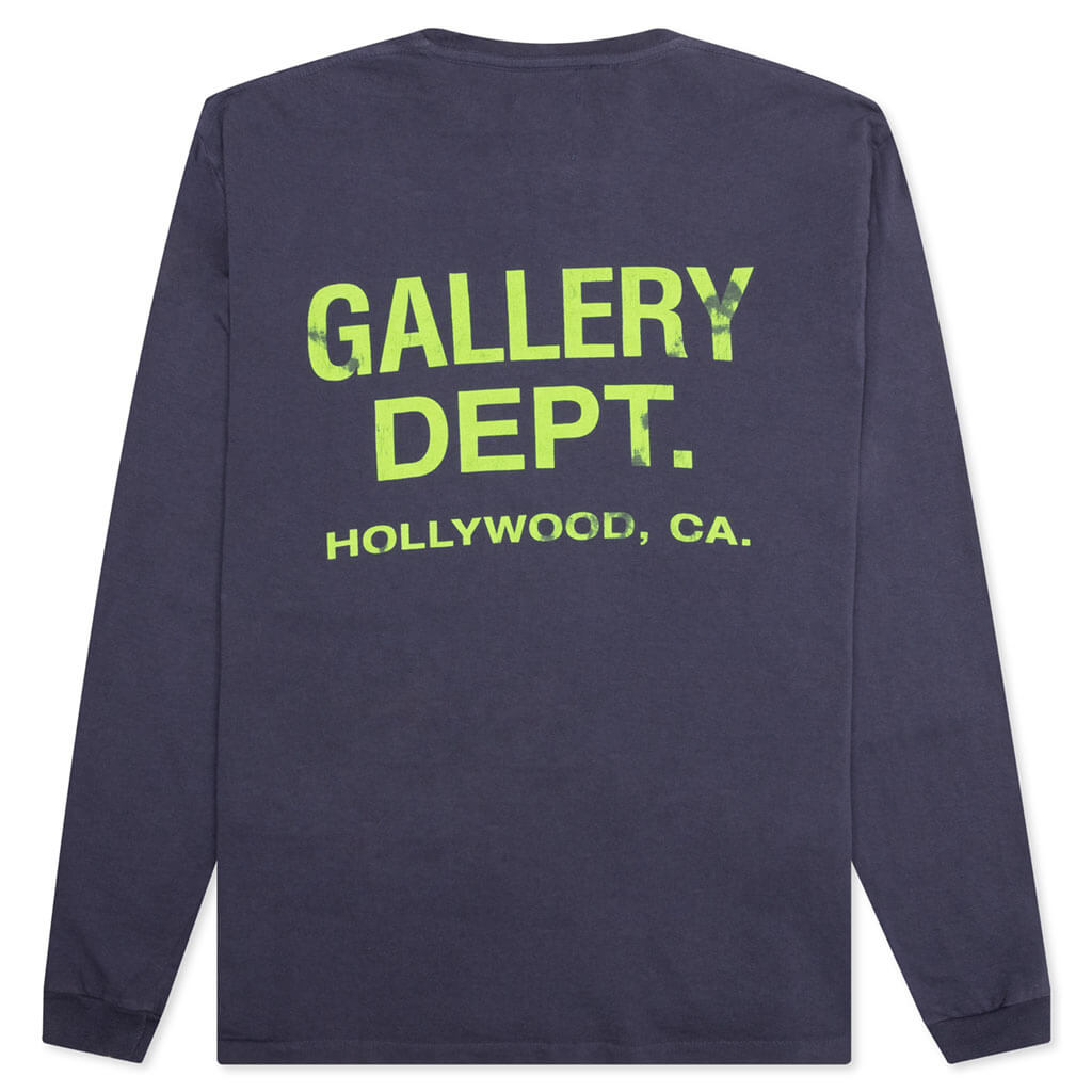 Souvenir L/S Tee - Navy, , large image number null