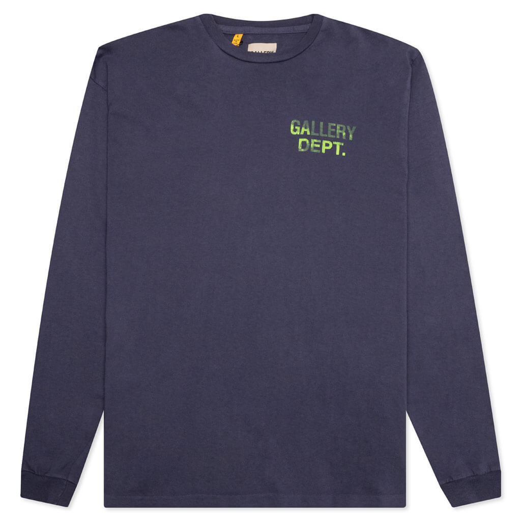 Souvenir L/S Tee - Navy, , large image number null