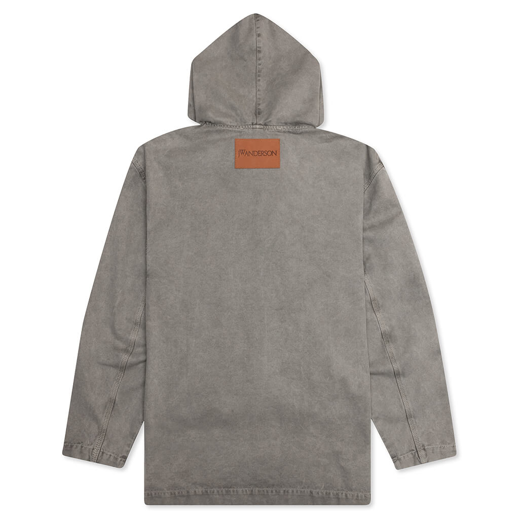 Garment Dye Hoodie - Grey, , large image number null