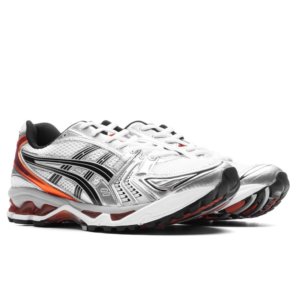 Gel-Kayano 14 - White/Piquant Orange