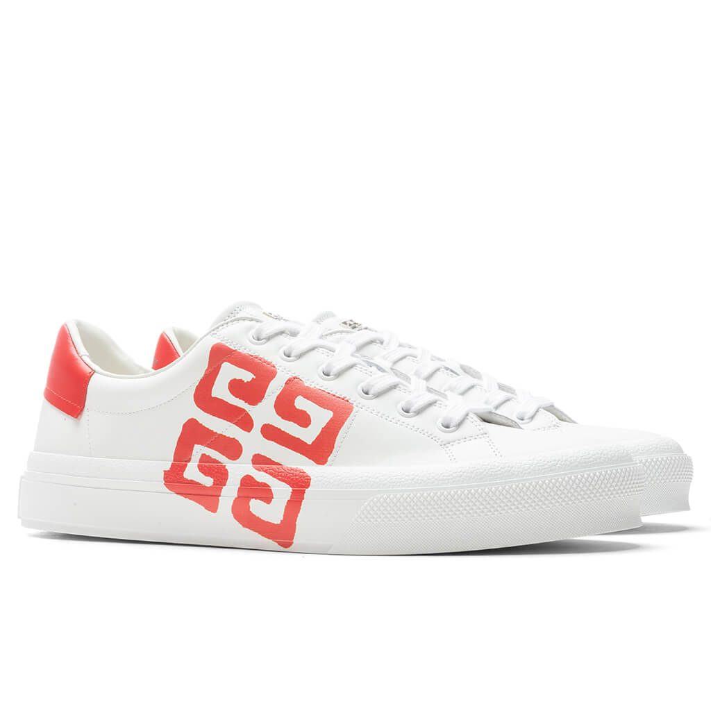 City Sport 4G Sneakers - White/Red, , large image number null