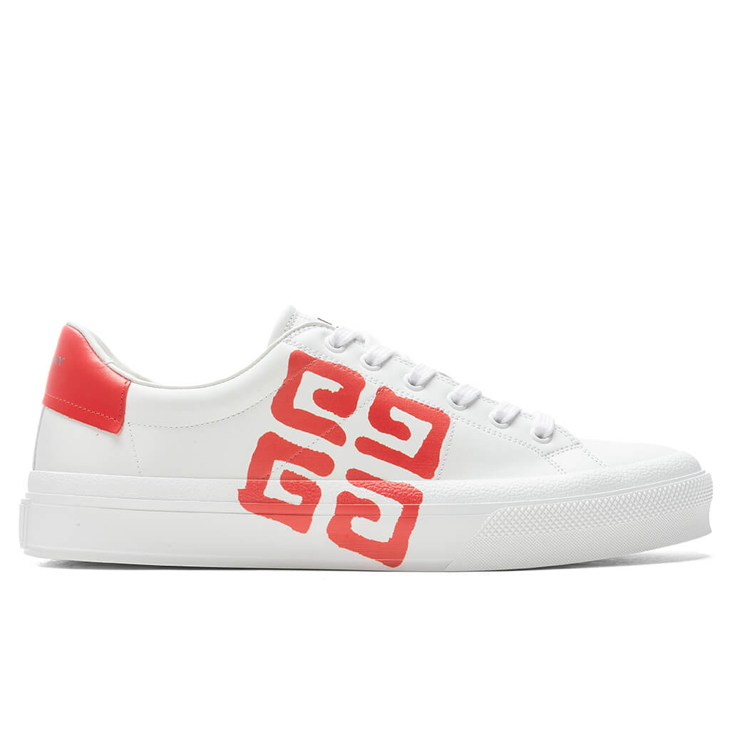 City Sport 4G Sneakers - White/Red, , large image number null
