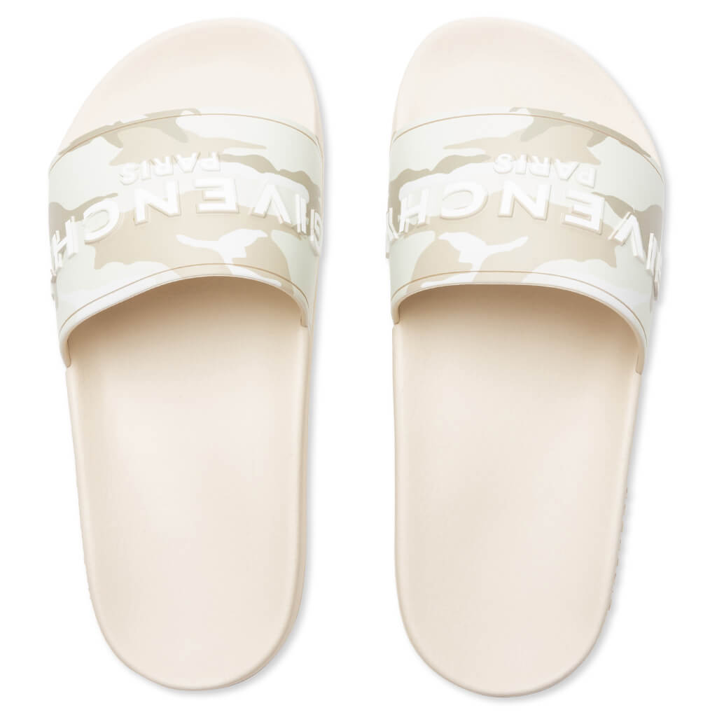 Slide Sandals - Beige/Brown