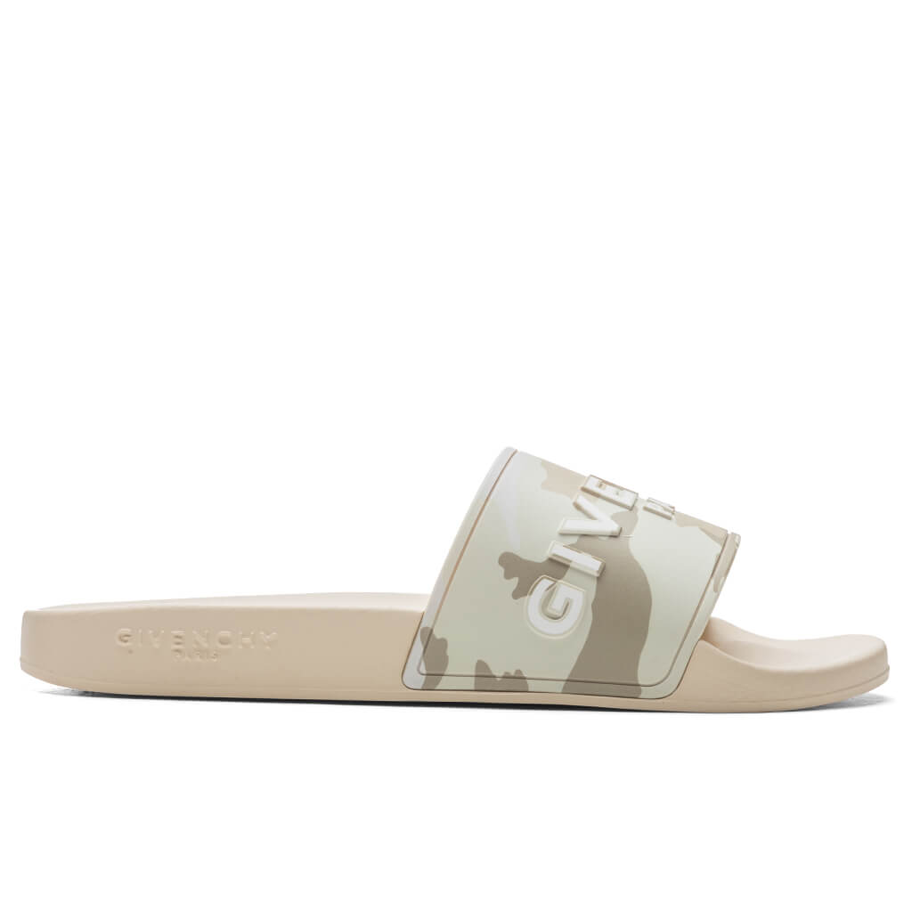 Slide Sandals - Beige/Brown