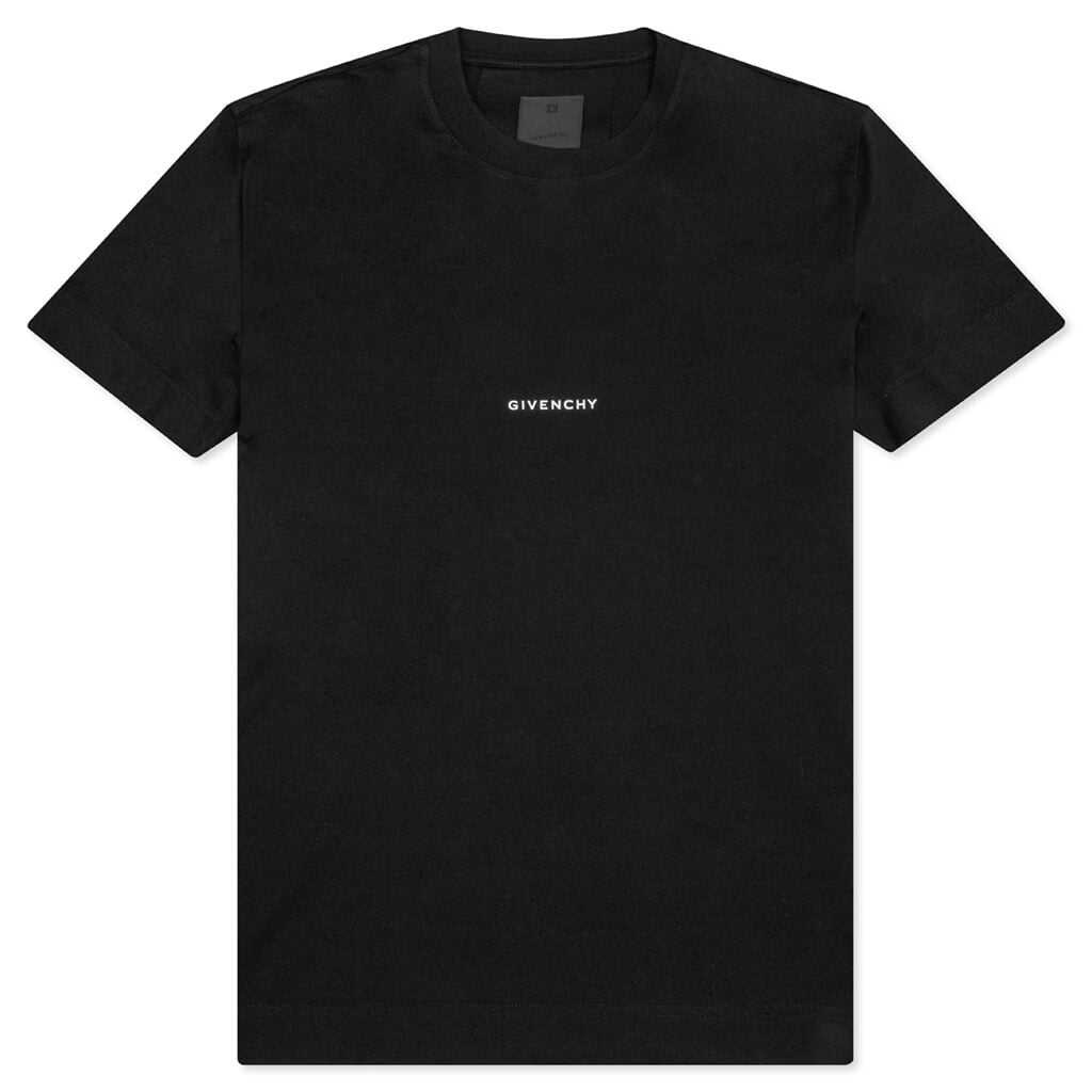 Slim Fit Print T-Shirt - Black