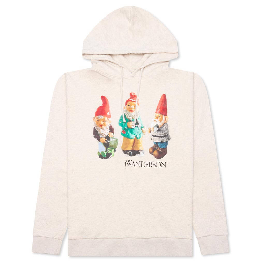 Gnome Trio Hoodie - Oatmeal Melange, , large image number null