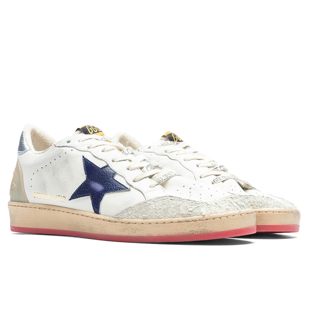 Ball Star Nappa Sneaker - White/Violet/Rubber