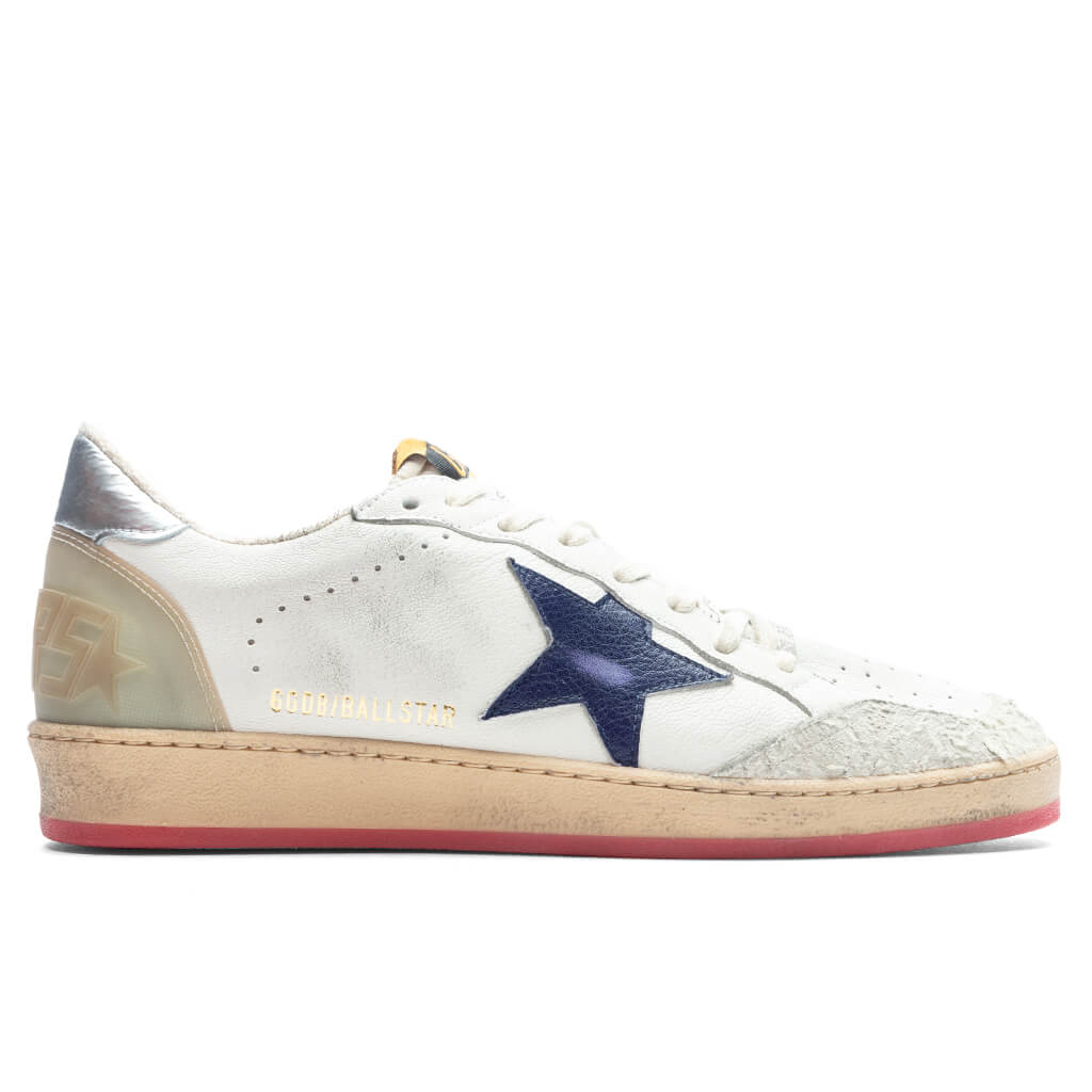 Ball Star Nappa Sneaker - White/Violet/Rubber