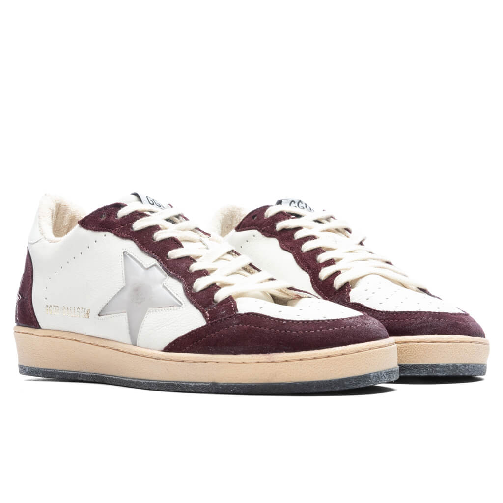 Ball Star Suede Sneaker - Red Wine/White, , large image number null