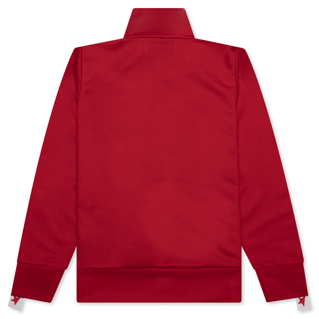 Women's Star Zipped Track Jacket - Tango Red