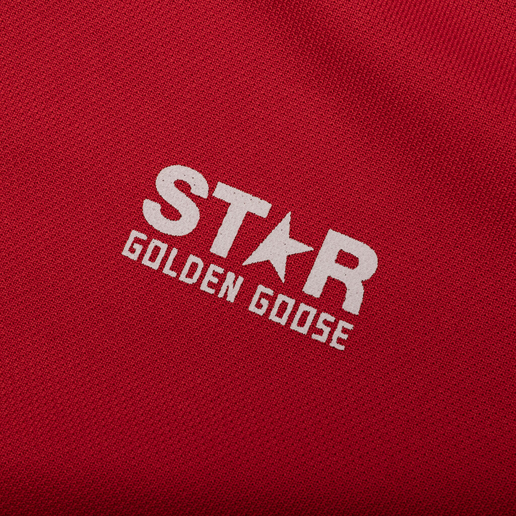 Women's Star Zipped Track Jacket - Tango Red, , large image number null