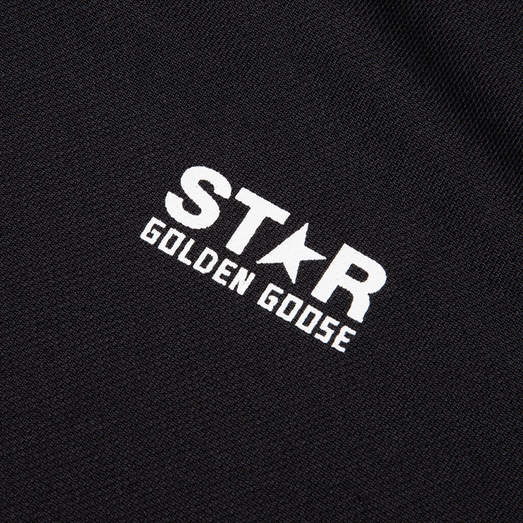 Star Zipped Track Jacket - Black/White, , large image number null