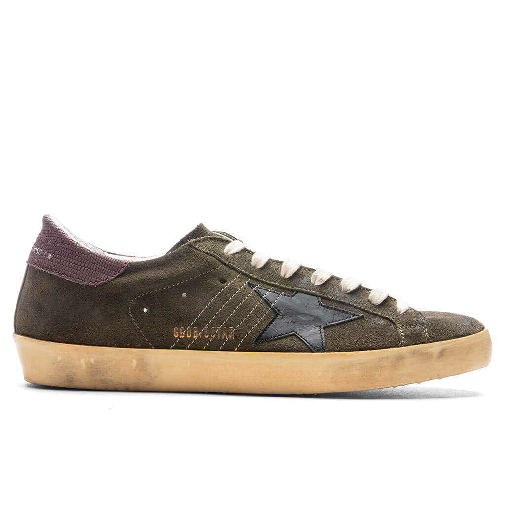 Super-Star Sneakers - Green/Black/Bordeaux, , large image number null