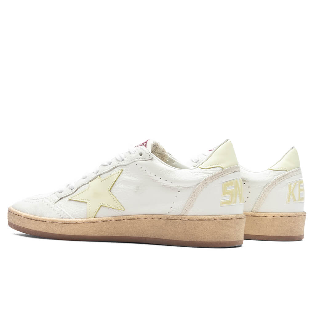 Women's Sneakers Leather Nappa Ball Star - Clear Yellow/White, , large image number null