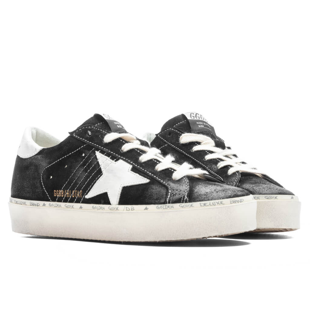 Women's Leather Suede Hi Star - Black/Milky, , large image number null