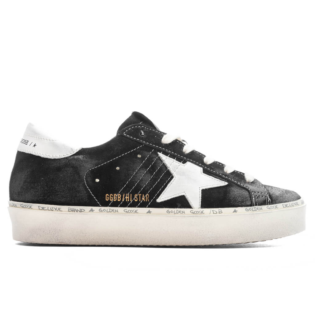 Women's Leather Suede Hi Star - Black/Milky, , large image number null
