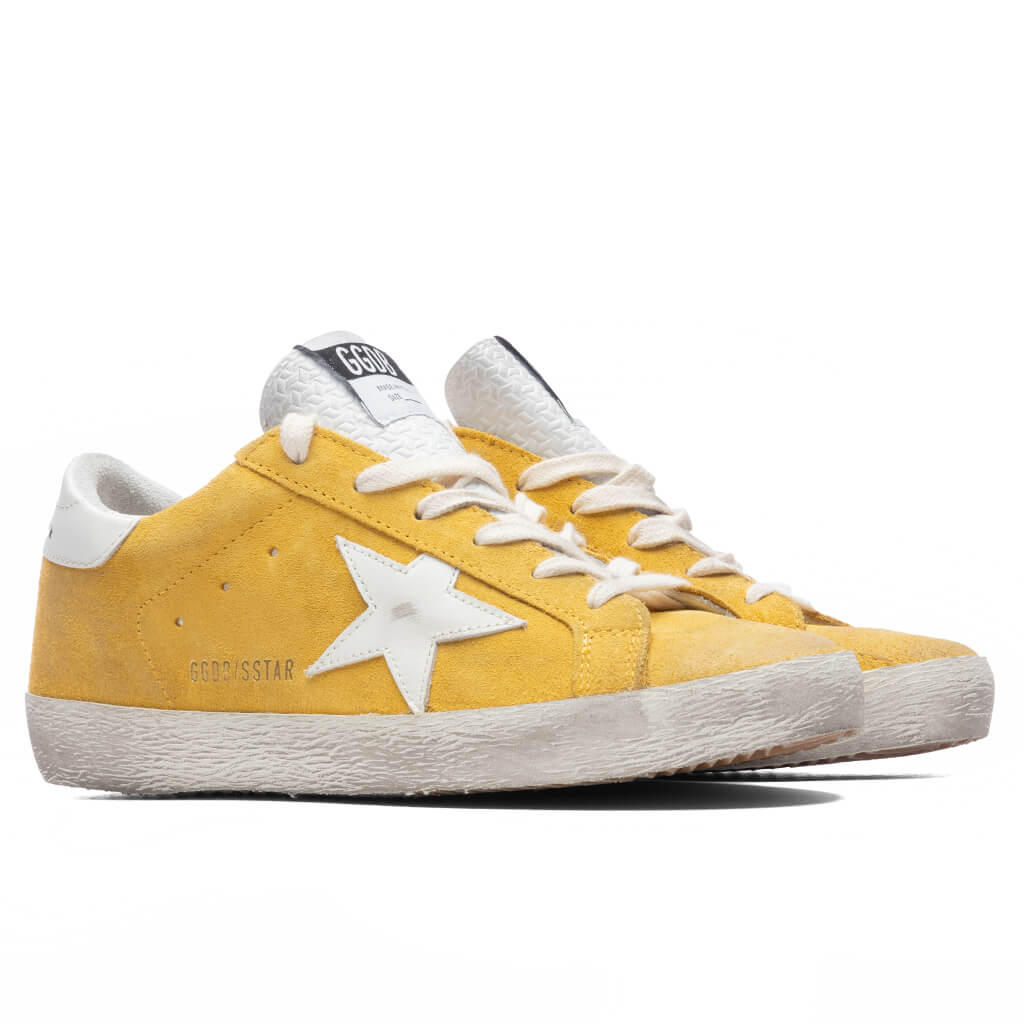 Women's Super-Star Sneakers - Mustard/White