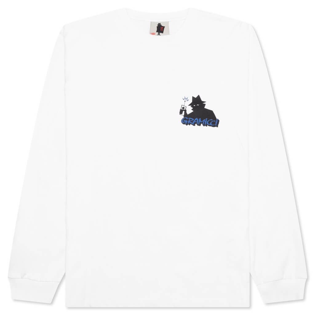 Real Bad Man x Gramicci Records L/S Tee - White