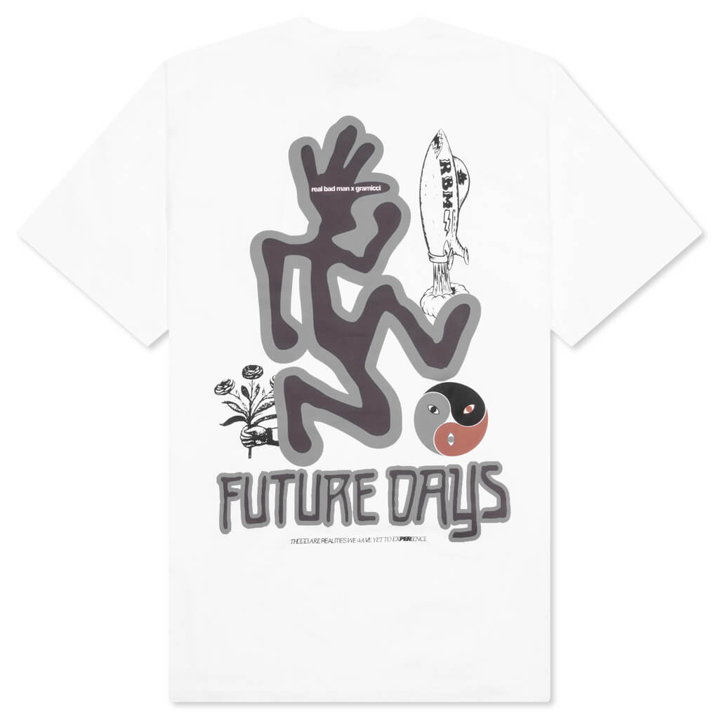 Real Bad Man x Gramicci Future Days S/S Tee - White