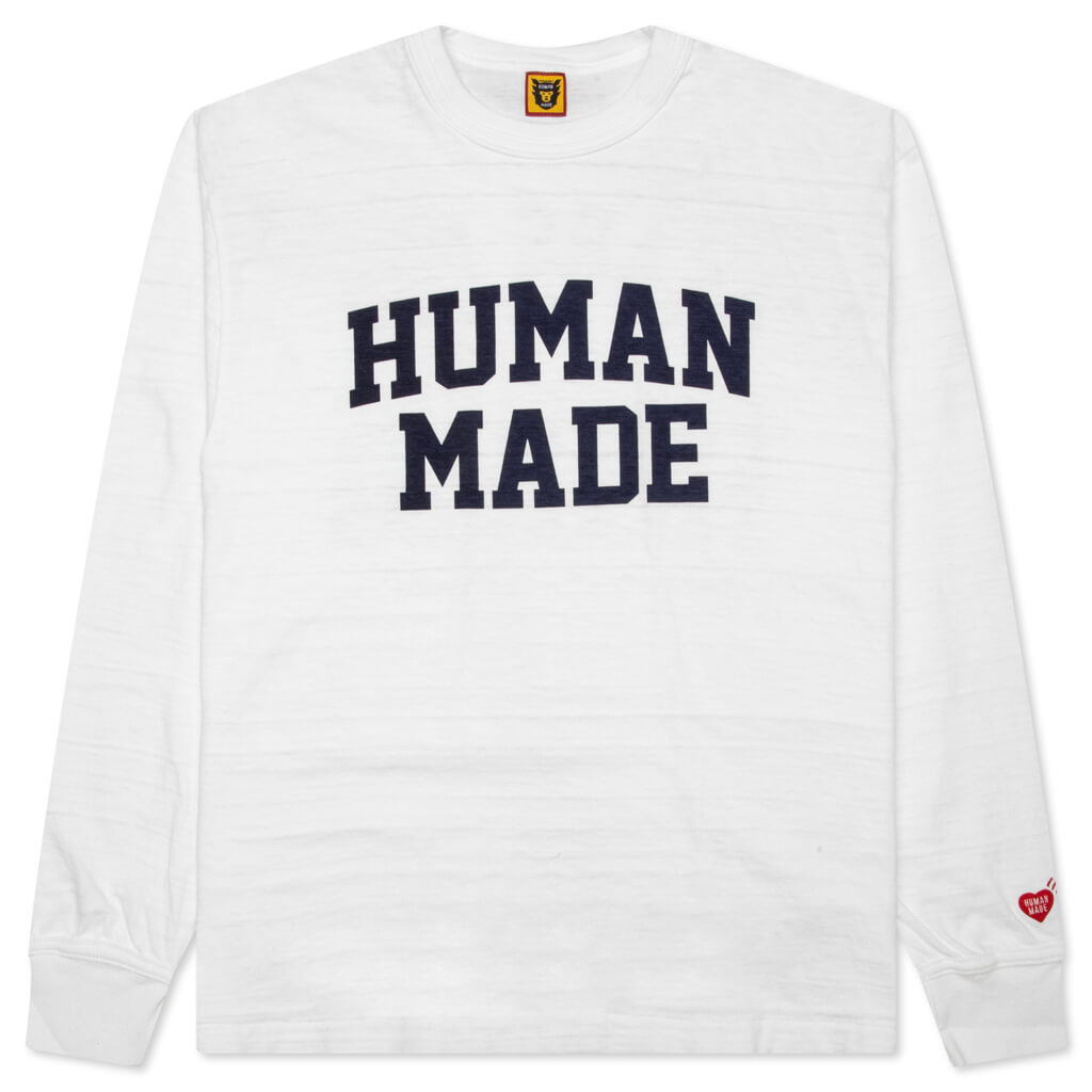 Graphic L/S T-Shirt #7 - White, , large image number null
