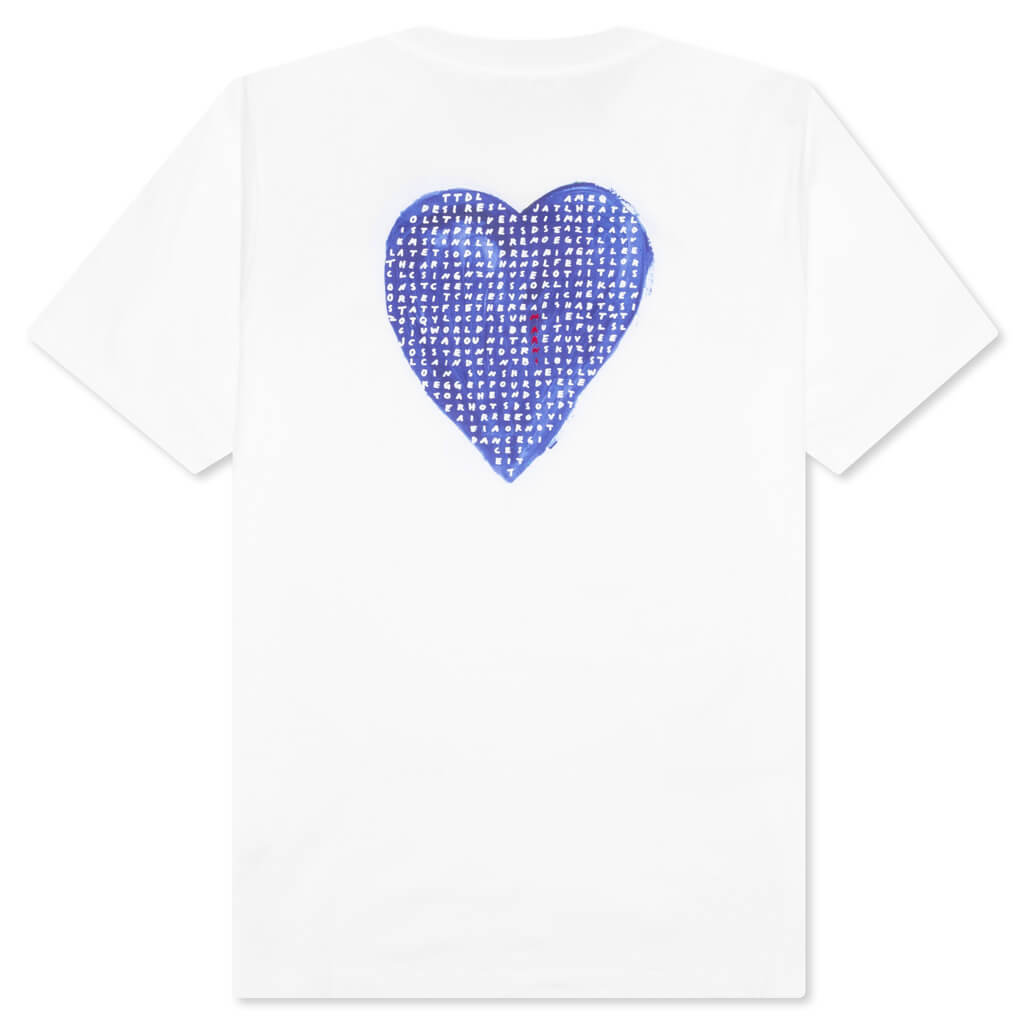 Wordsearch T-Shirt - Lily White