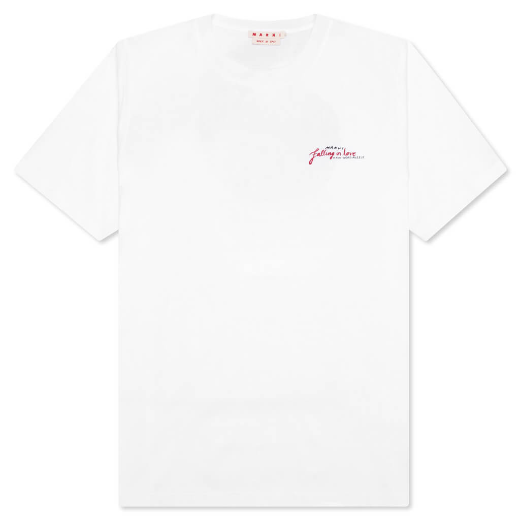 Wordsearch T-Shirt - Lily White