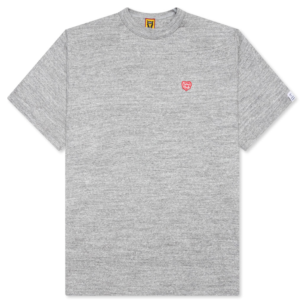 Heart Badge T-Shirt - Grey