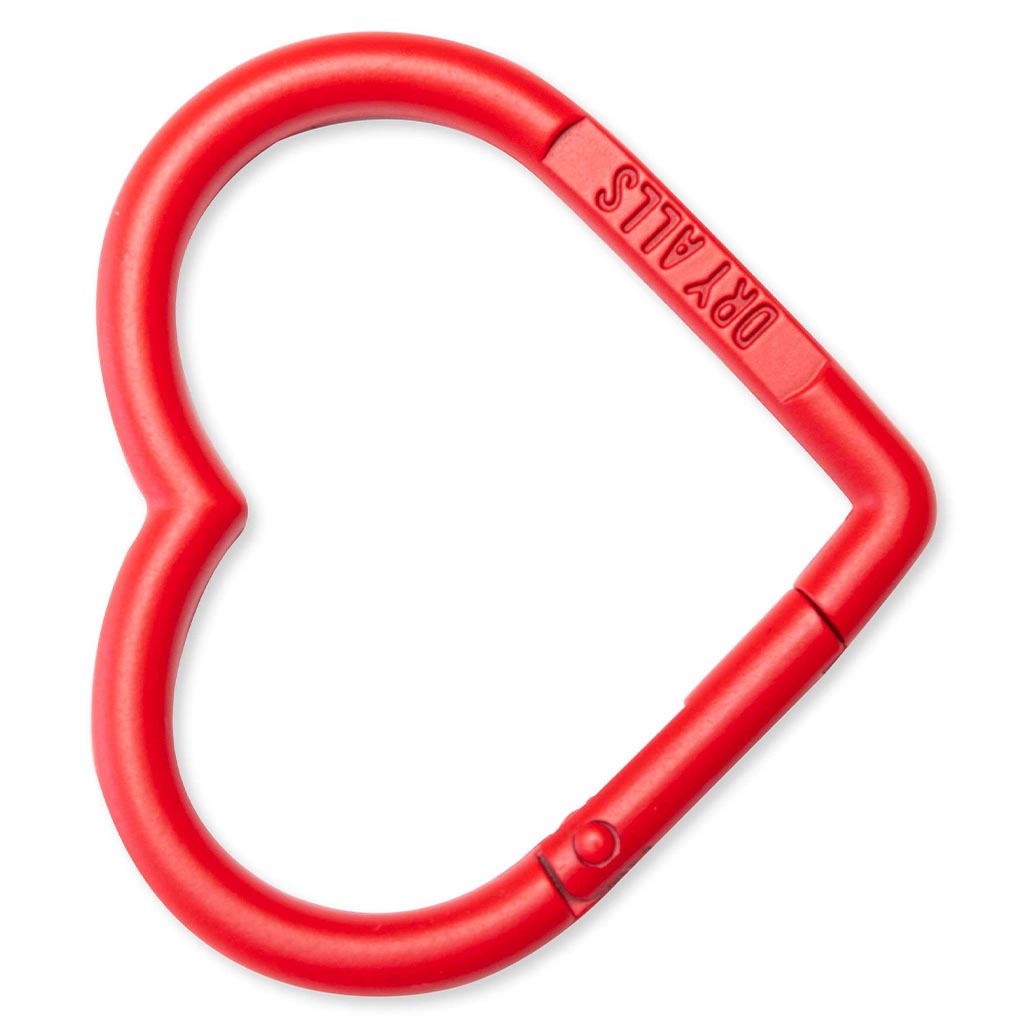 Heart Carabiner - Red, , large image number null