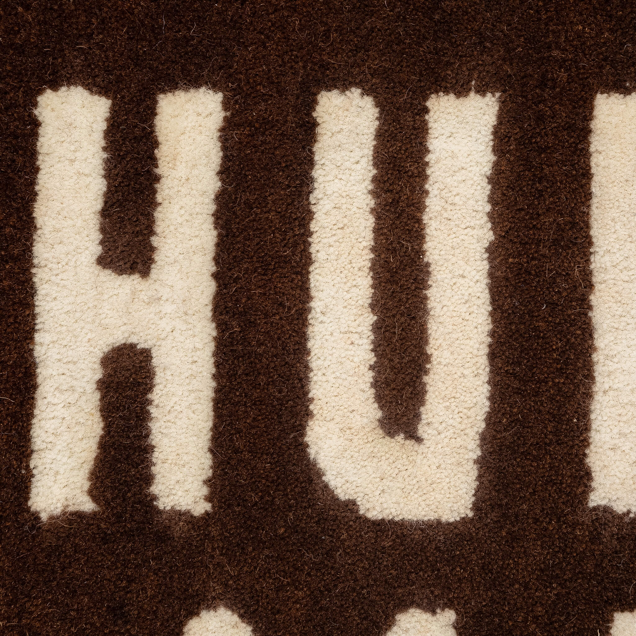 Heart Rug Medium - Brown, , large image number null