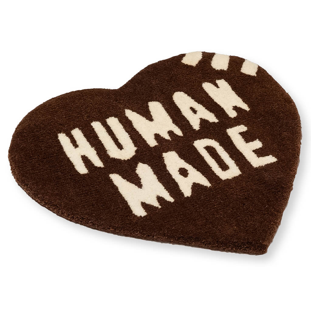 Heart Rug Small - Brown