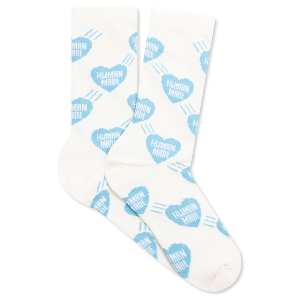 Heart Socks - Blue