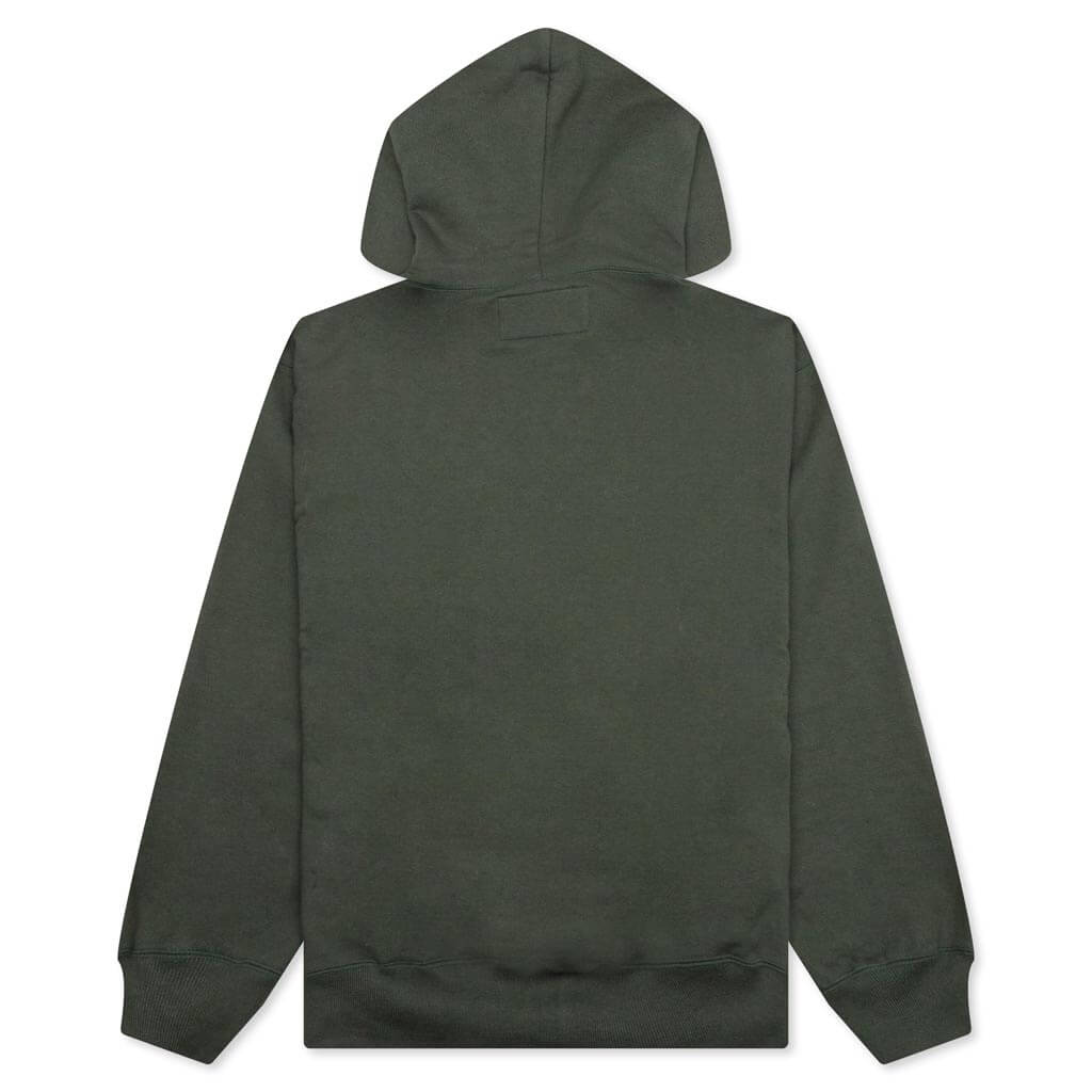 Heavy Weight Pullover Hooded Type-3 Sweatshirt - Green