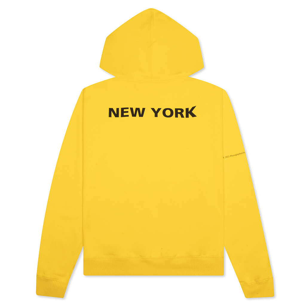 New York Postcard Hoodie - Taxi Yellow