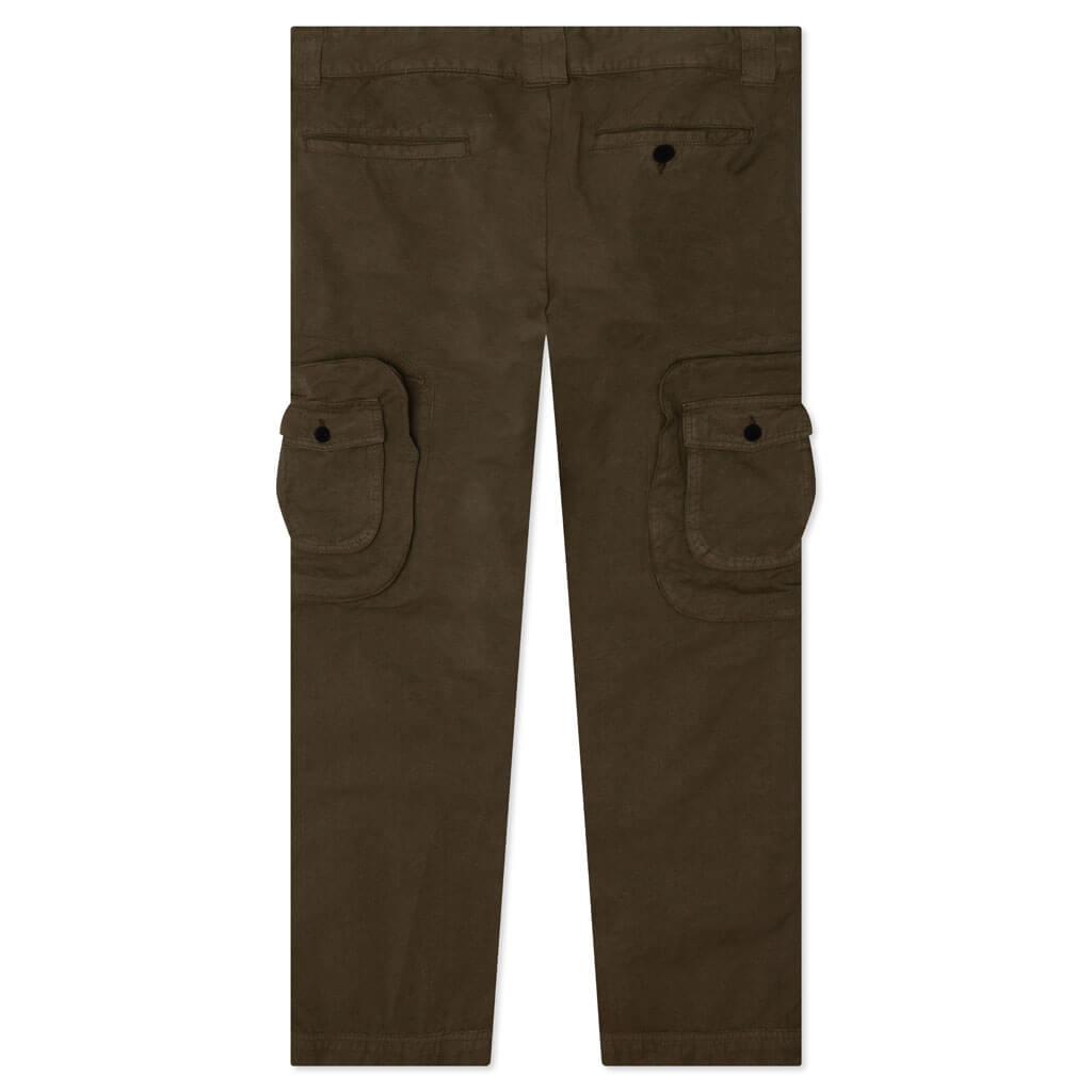 Canvas Cargo Pants - Dark Olive