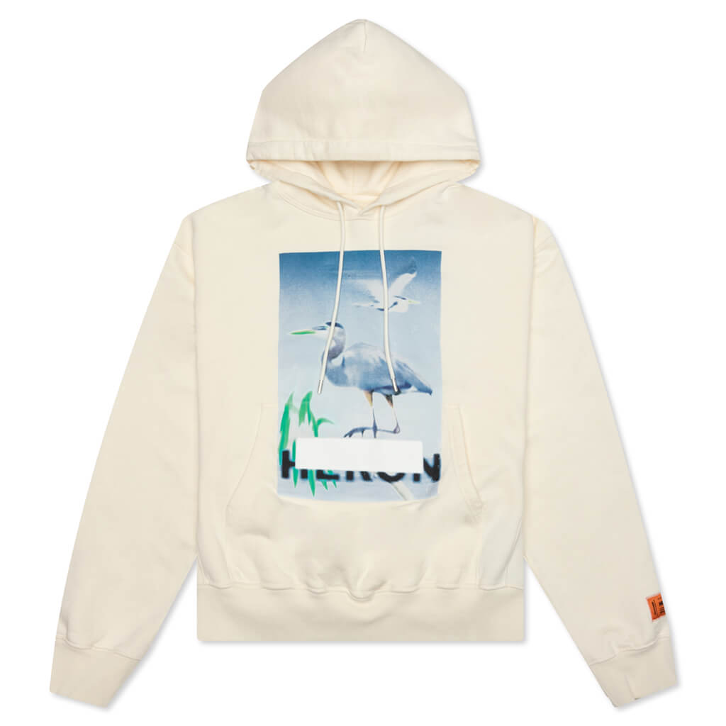 Censored Heron Hoodie - White/Light