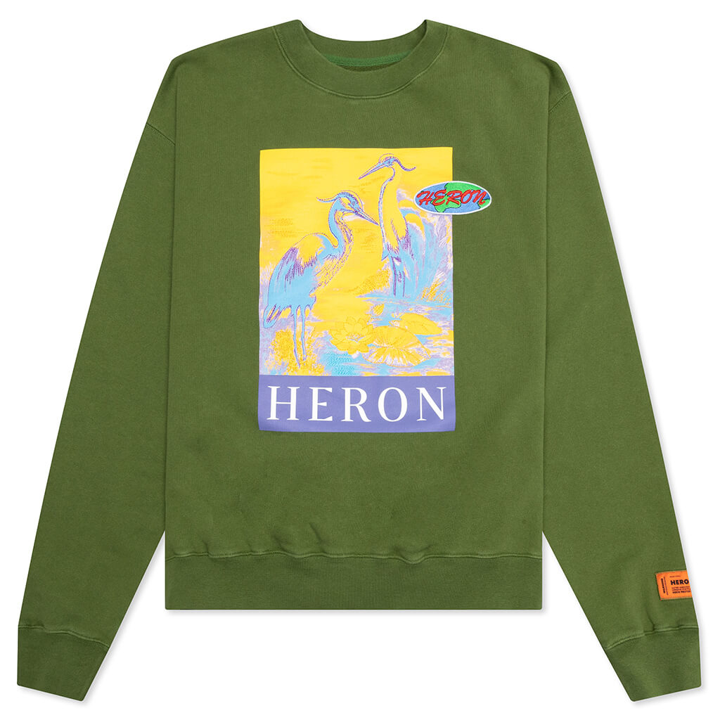 Crewneck OS Heron KK22 - Green/Yellow