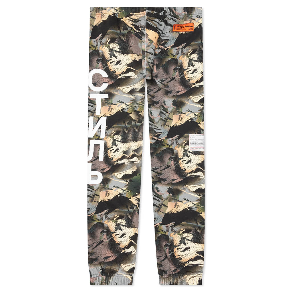 Plain Sweatpants Camo CTNMB - Camouflage Green, , large image number null