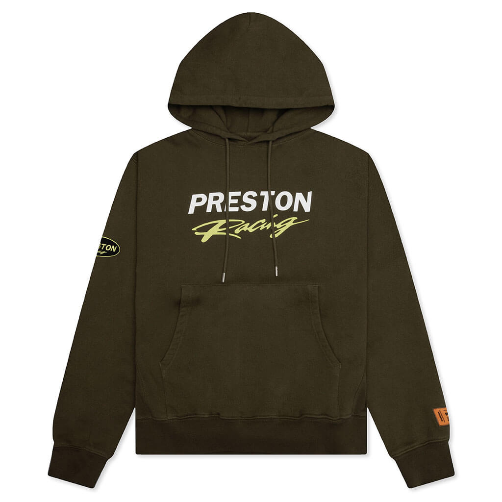 Preston Racing Hoodie - Dark Olive