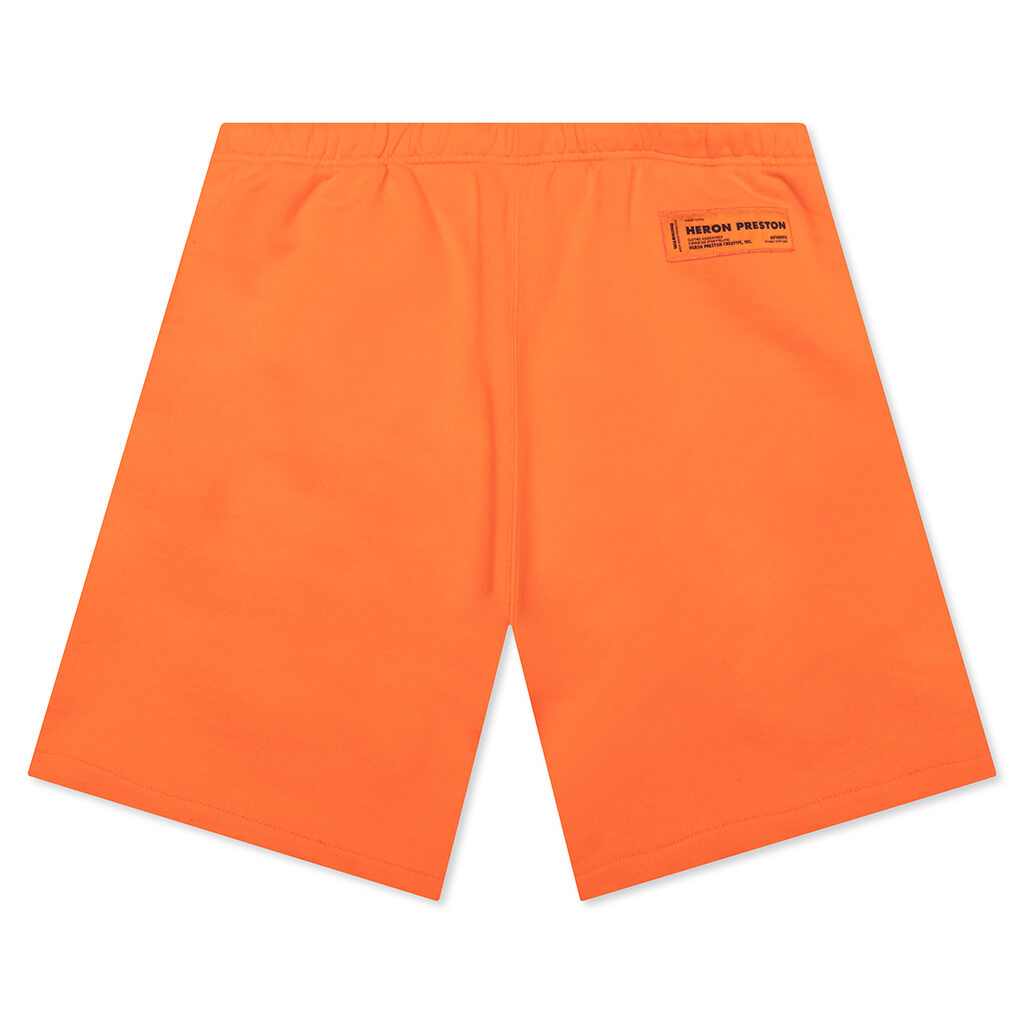 Sweatshorts Logo Recycled CO - Orange/No Color