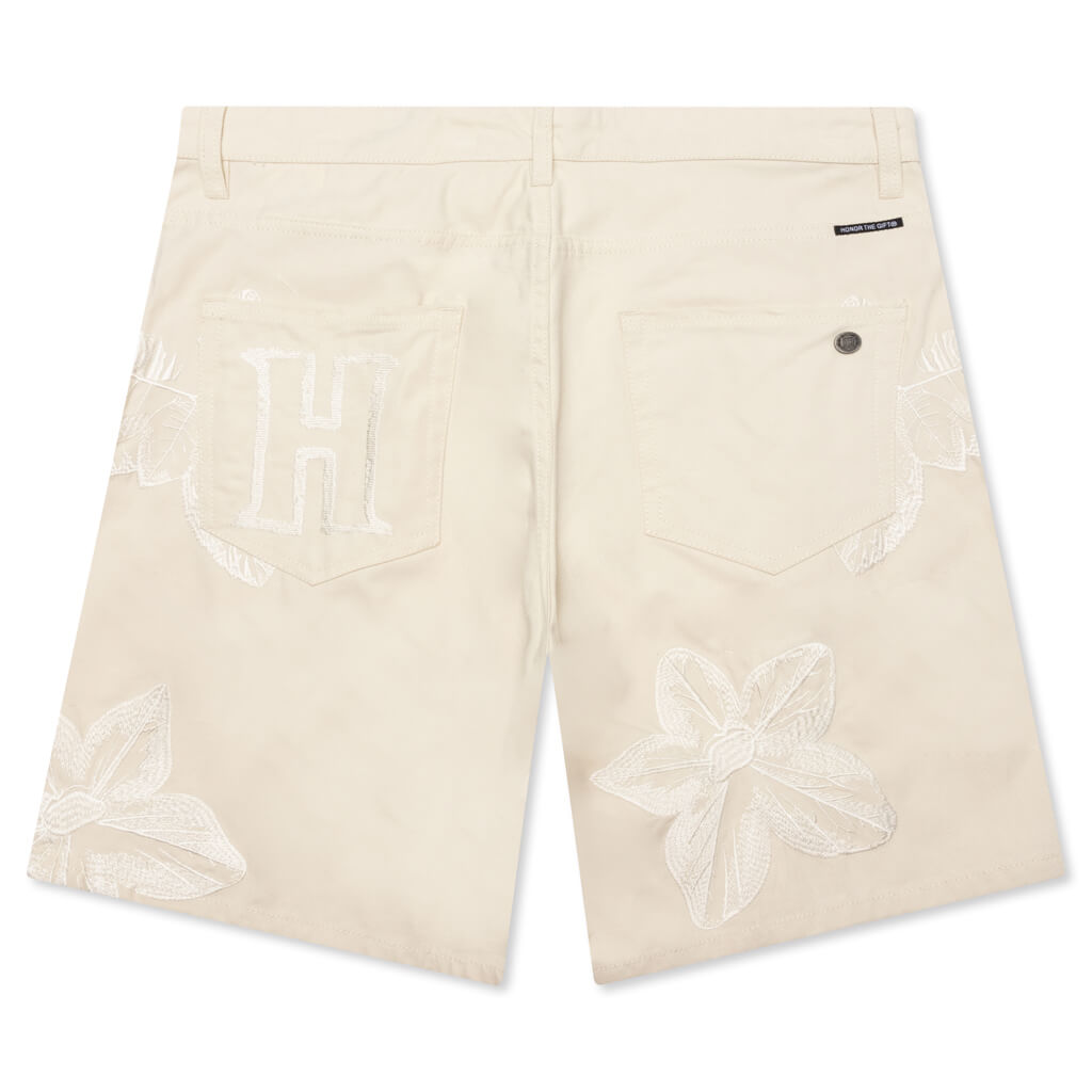 Canvas Shorts - Cream