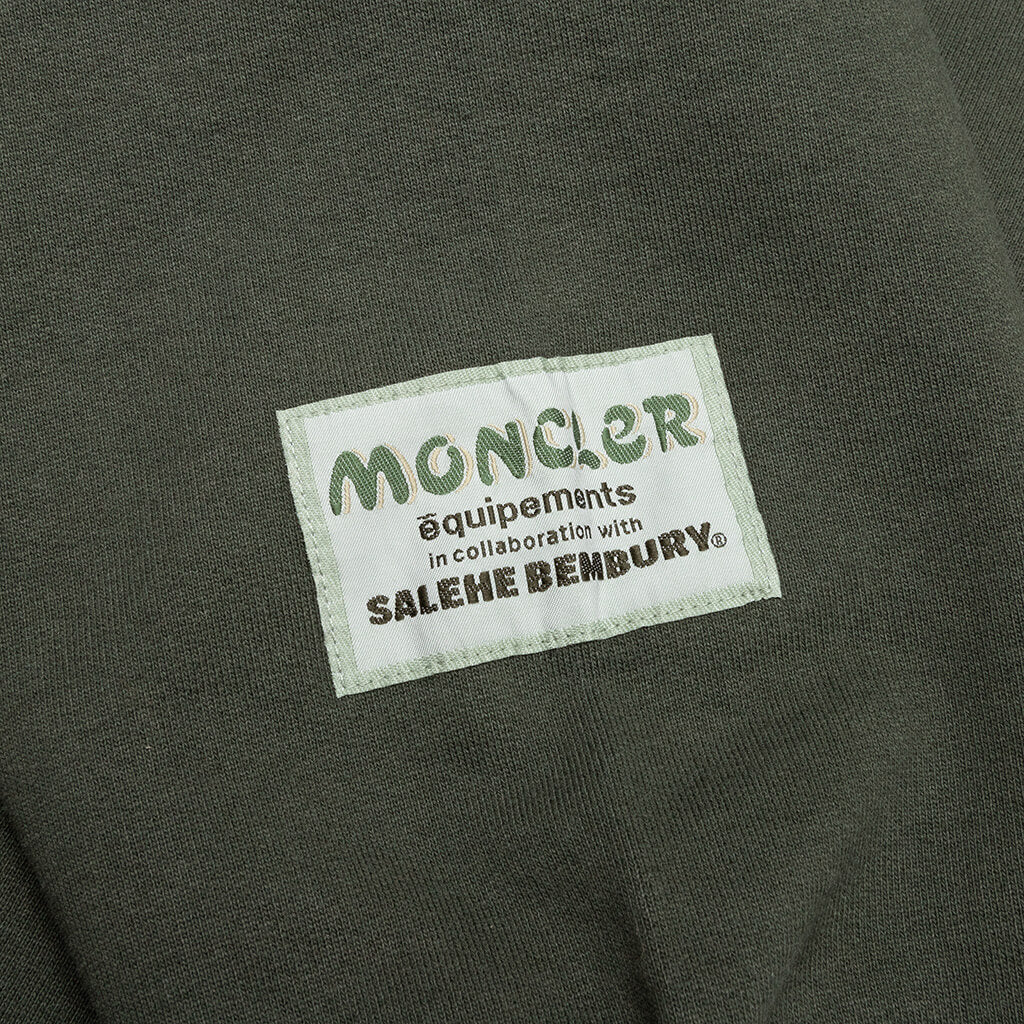 Moncler Genius x Salehe Bembury Logo Hoodie - Olive, , large image number null