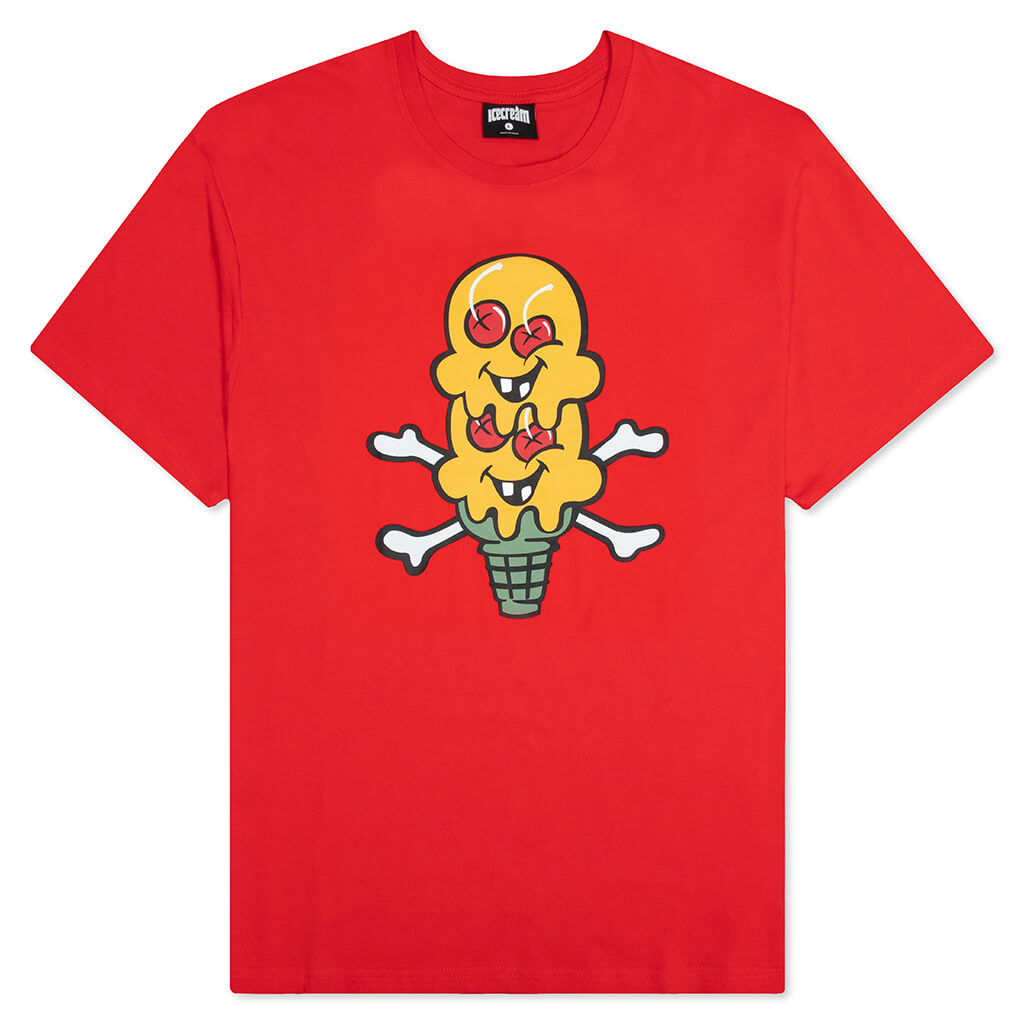 Two Scoops S/S Tee - Tomato