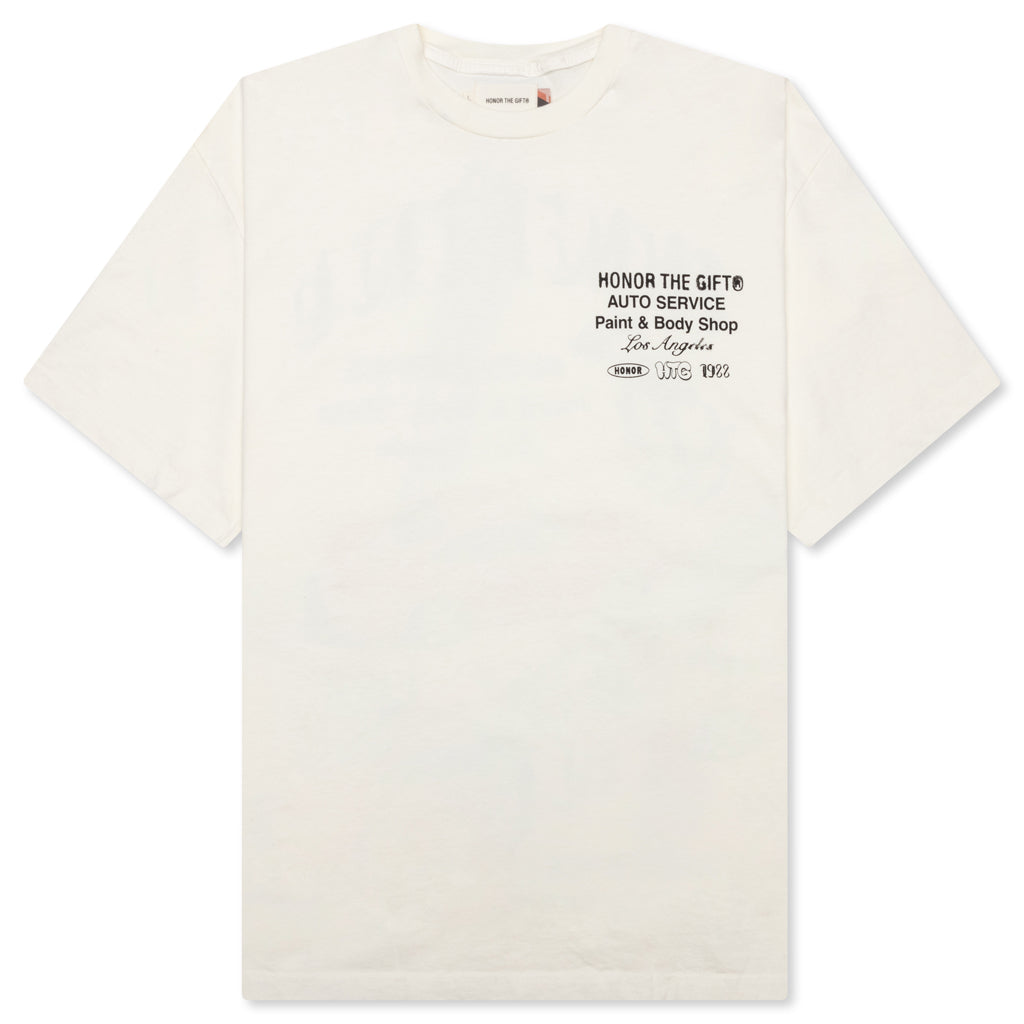 Inner City Auto Service S/S Tee - Bone