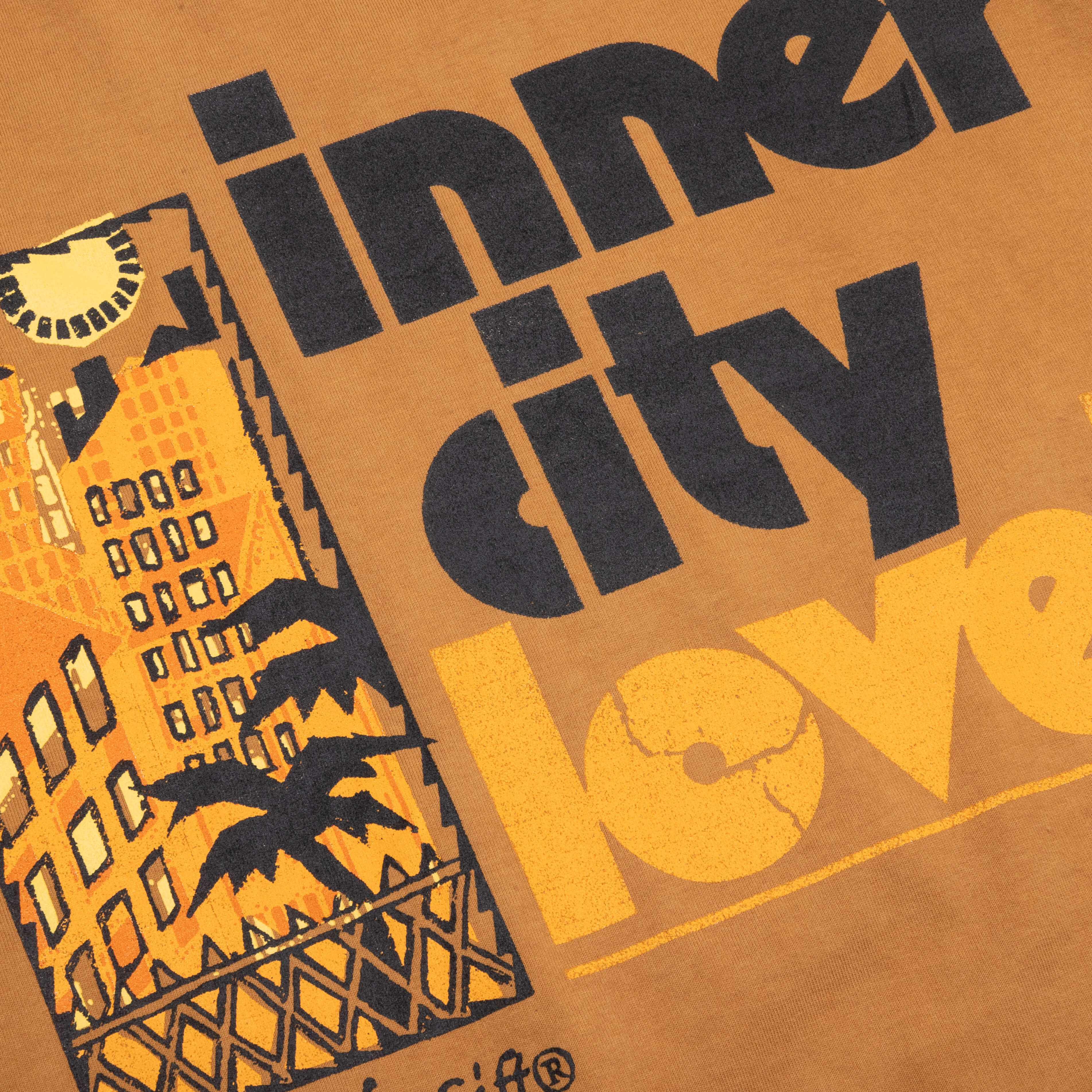 Inner City Love 2.0 Short Sleeve Tee - Brown, , large image number null