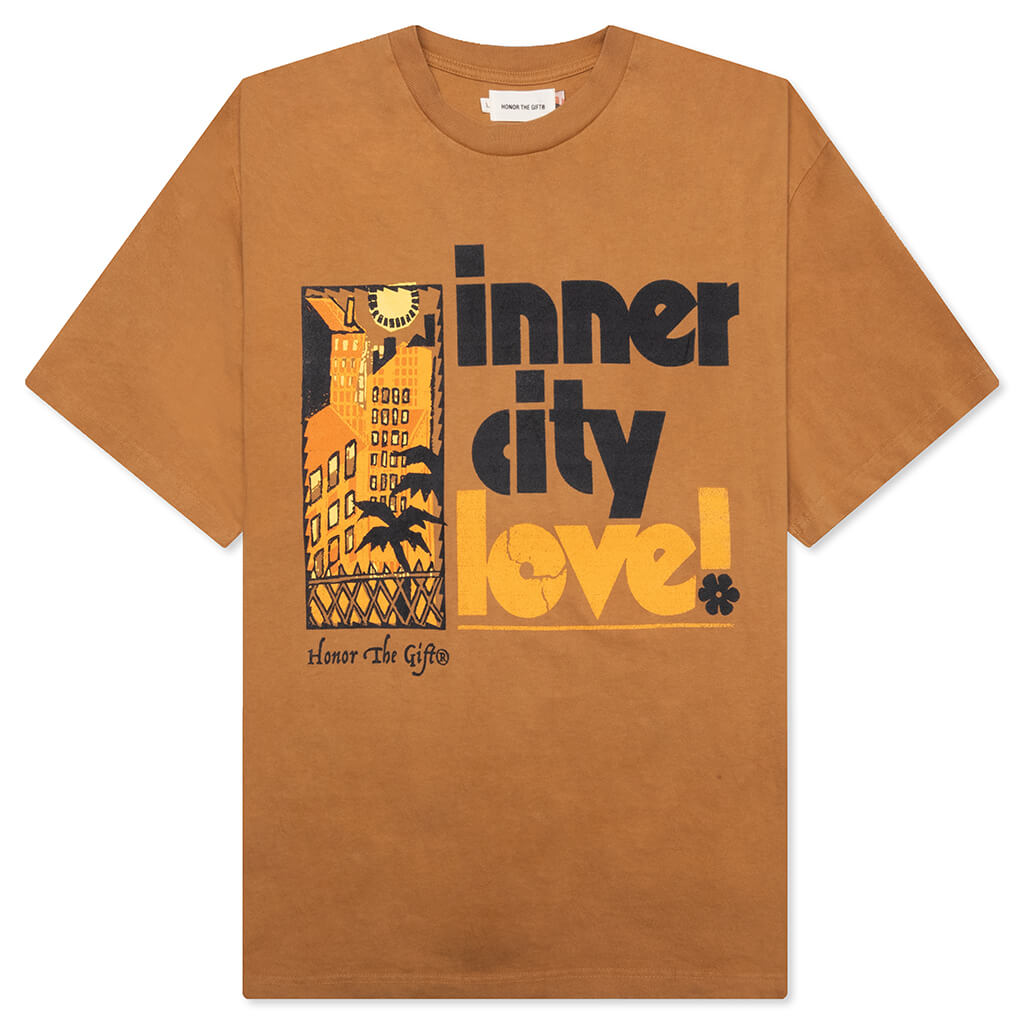 Inner City Love 2.0 Short Sleeve Tee - Brown