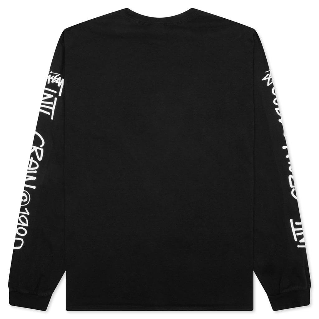 International Crew Pigment Dyed L/S Tee - Black