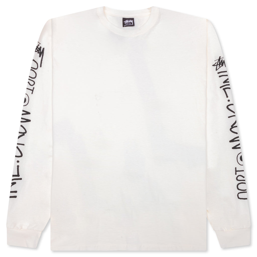 International Crew Pigment Dyed L/S Tee - Natural